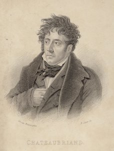 シャトーブリアンの子爵の肖像 作： アン・ルイス・ジロデ・ド・ルーシー・トリオソン